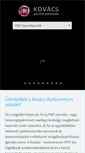 Mobile Screenshot of kovacs-auto.hu